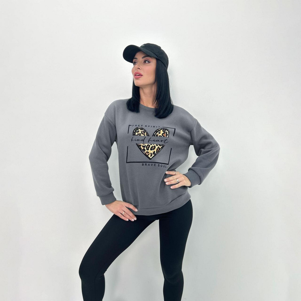 Жіночий батник на флісі "Brave" Турція оптом | Норма і батал Київ - фото 5