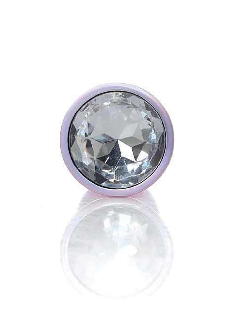Анальна пробка B-Series Plug Jewellery Pearl Pink PLUG, металева, рожева, S Sex Aura Київ - фото 5