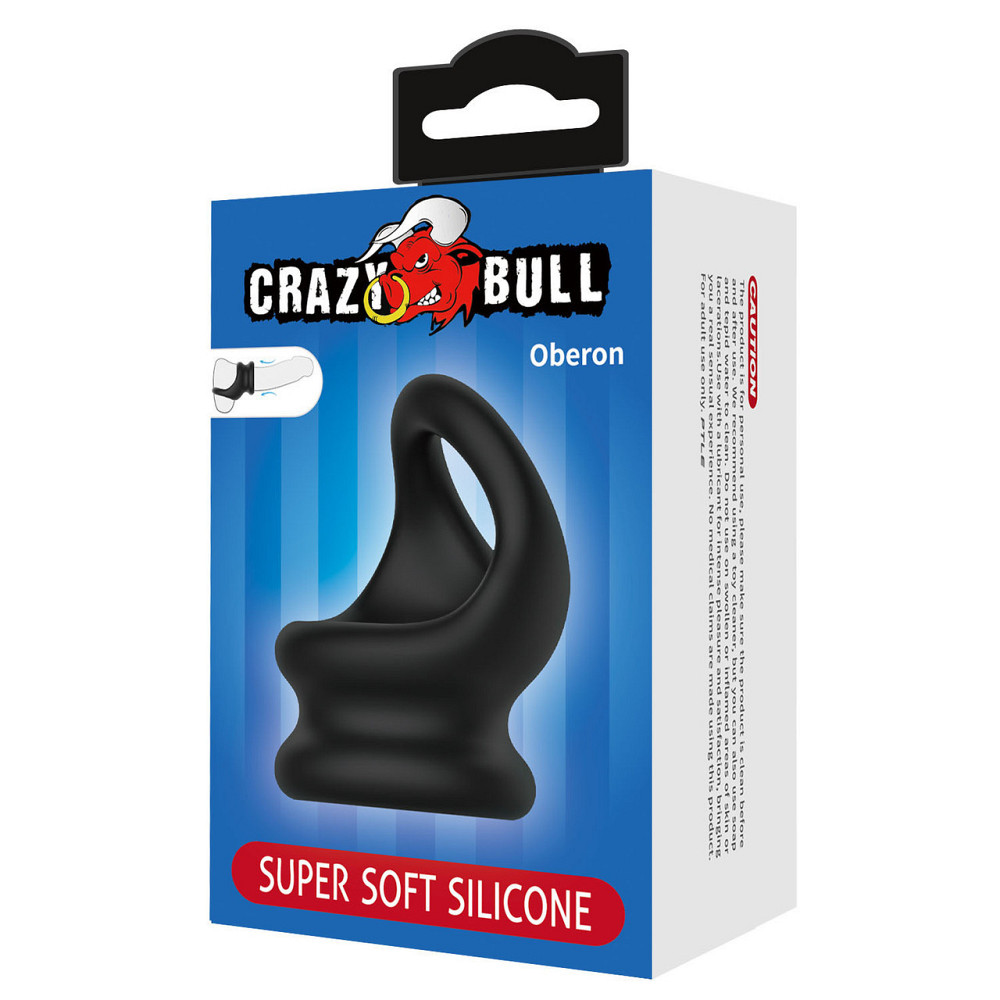 Ерекційне кільце Crazy Bull - Oberon Silicone Cock Ring, BI-210240 Sex Aura Київ - фото 7