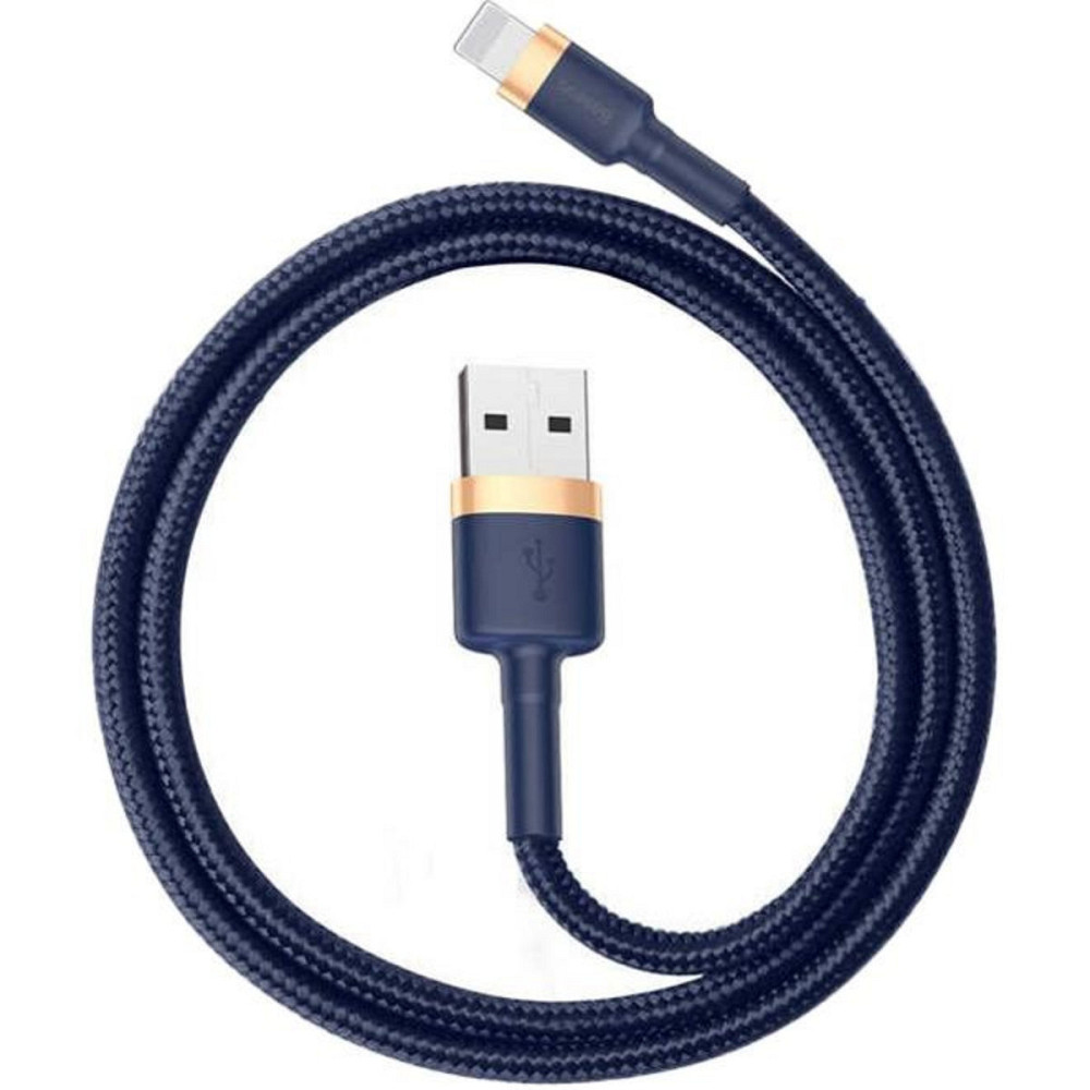 Кабель Baseus Cafule Cable USB For iP 1.5A 2m Gold+Blue Киев - изображение 1