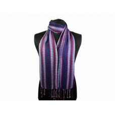 Женский шарф темно-синий в полоску Киев - изображение 1