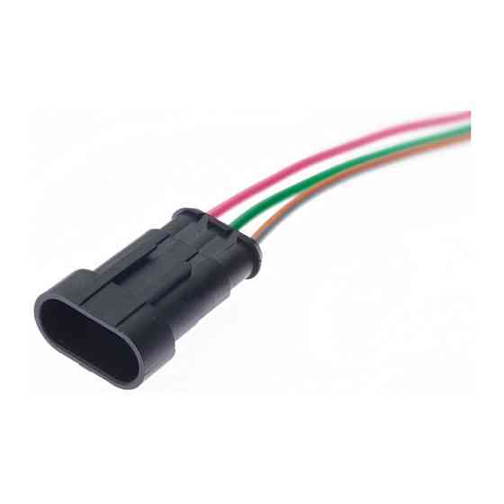 Роз'єм конектор с проводом, 3-кон., 282105-1, TE Америка, Корея, Японія, Америка, Buick, Cadillac, Chevrolet, Daewoo, GMC 47443 Київ