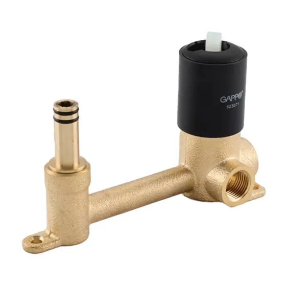 Змішувач для умивальника настінний Gappo G1206-6 чорний Київ