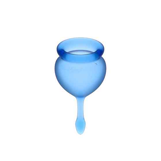 Менструальные чаши Feel Good Menstrual Cup dark blue Sex Aura Киев
