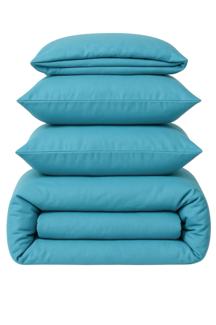 Ecotton Підковдра на блискавці Ecotton двоспальна 175х215 см фланель з бавовни Blue sky блакитн Коломыя - изображение 2