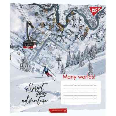 Тетрадь Yes А5 Many worlds! 96 листов, линия (766508) Винница
