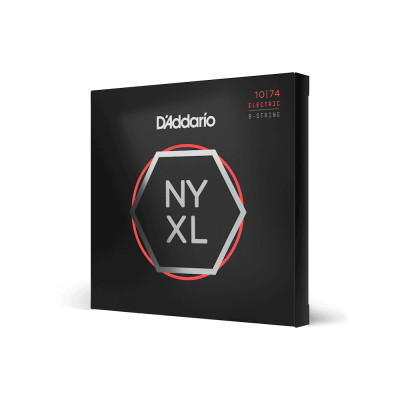 Струны для гитары D'Addario NYXL Electric Light Top / Heavy Bottom 8-String (10-74) (NYXL1074) Винница - изображение 2