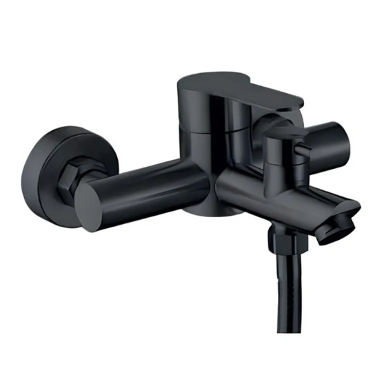 Змішувач для ванни ZERIX DAX-142 EURO чорний з нержавіючої сталі SUS304 Харків