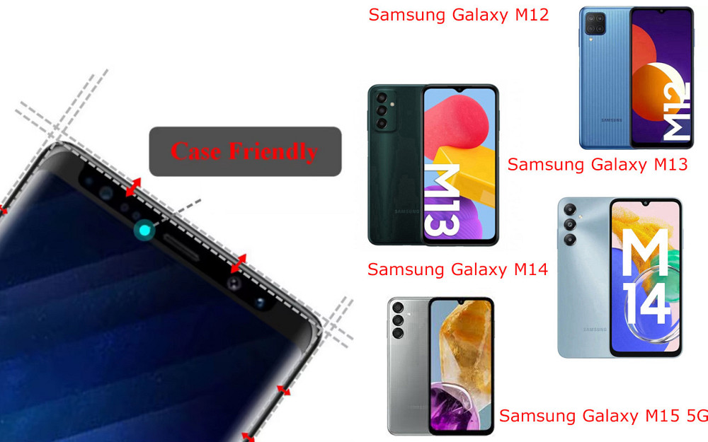 Захисне скло HyperGlass Pro для Samsung Galaxy M12, M13, M14, M15 5G – максимальна чутливість та захист Київ - фото 4
