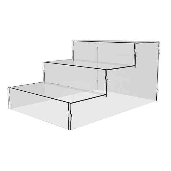 Товарная горка EKOSTAR на 3 ступеньки из акрила 204x306x150 2 мм Киев