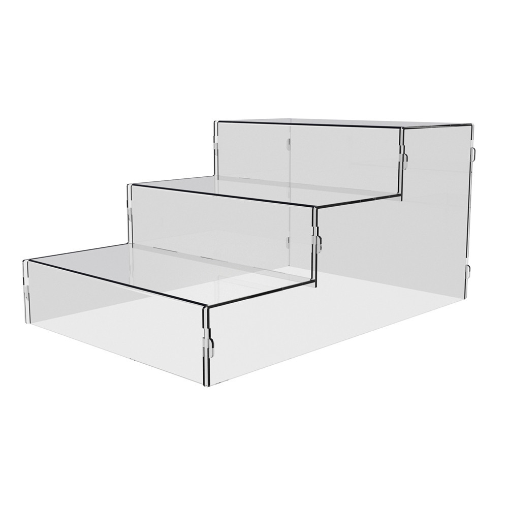 Товарна горка EKOSTAR на 3 сходи з акрилу 204x306x150 2 мм Київ - фото 1