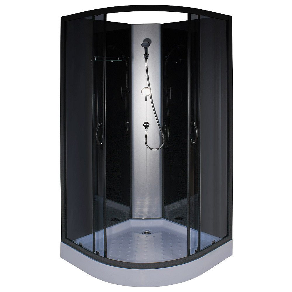 Душовий бокс півкруглий без даху SAN L90GBB BRAVO (3уп.) Тернополь - изображение 1