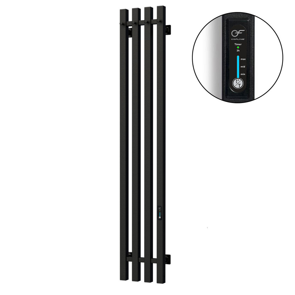 Рушникосушка чорна EF Levante 210×1200 R Киев - изображение 1