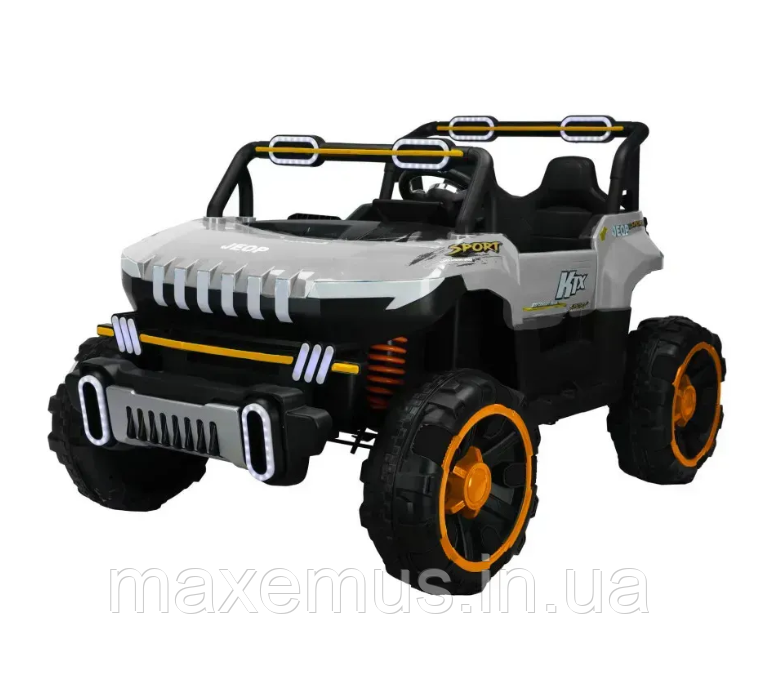 Электромобиль детский на аккумуляторе SP 8 6 8 8 Электрический автомобиль для детей на пульте управлении Серый Мостиска - изображение 11