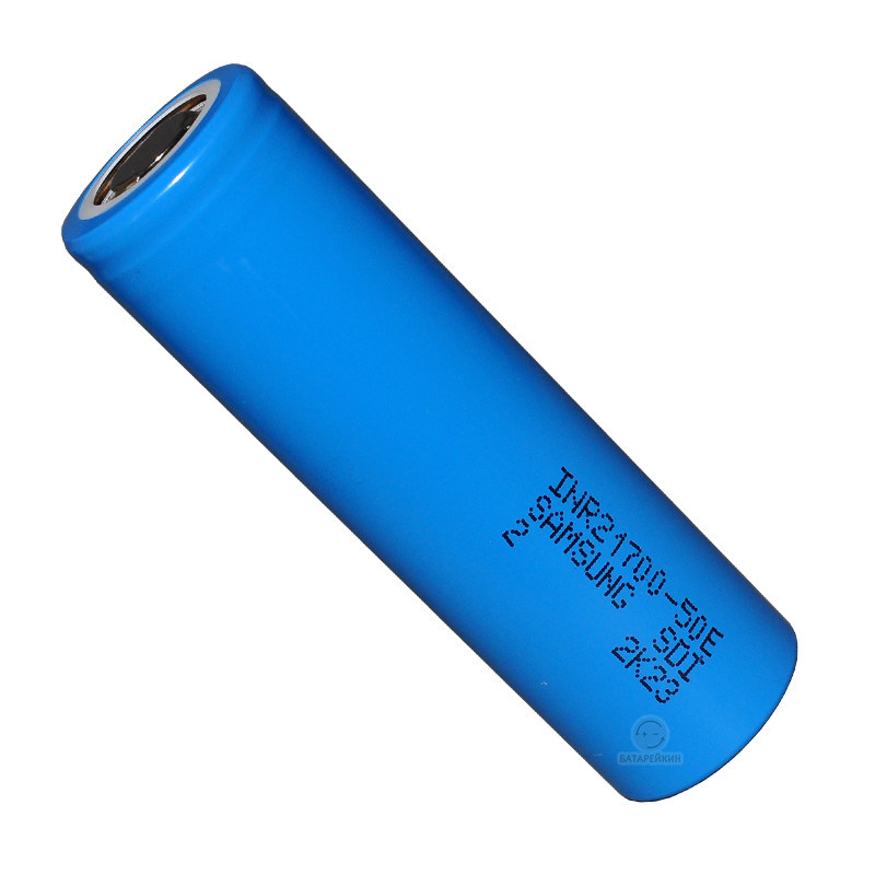 Аккумулятор 21700 Samsung INR21700-50E 5000 mAh (Синий) Винница - изображение 1