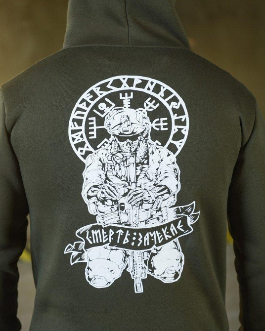 Худі CELEO на флісі руні біле ВТ3896 Одеса - фото 4