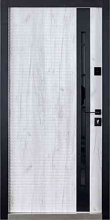 Двери уличные с ТЕРМОРАЗРЫВОМ,серия Т-6.3,модель 715/133 Металл с ламинацией/МДФ.Графит,Дуб Кантр/Крафт бел. Киев