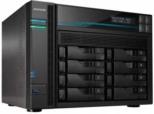 Сервер Сервер Asustor LOCKERSTOR 8 AS6508T 8-bay, Intel ATOM C3538 Czterordzeniowy 2.1GHz, 16GB RAM, 2x10GbE LAN, 2x 2.5GbE USB Київ