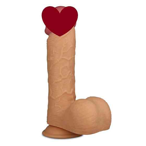 Реалистичный фаллоимитатор с мошонкой 9 KING-SIZED DILDO Sex Aura Киев