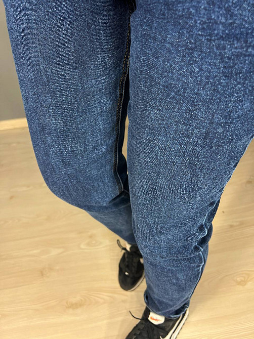 Джинси жіночі Vanver 8260 MOM з резинкою на талії і ременем сині, синій, 30, 30, 81 см, 112 см Київ - фото 10