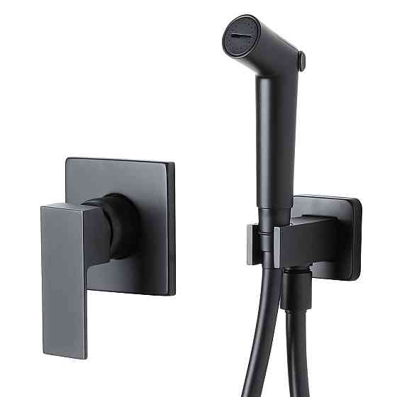 Гігієнічний набір прихованого монтажу VOLLE SISTEMA L de la noche 1511.160104 чорний Київ