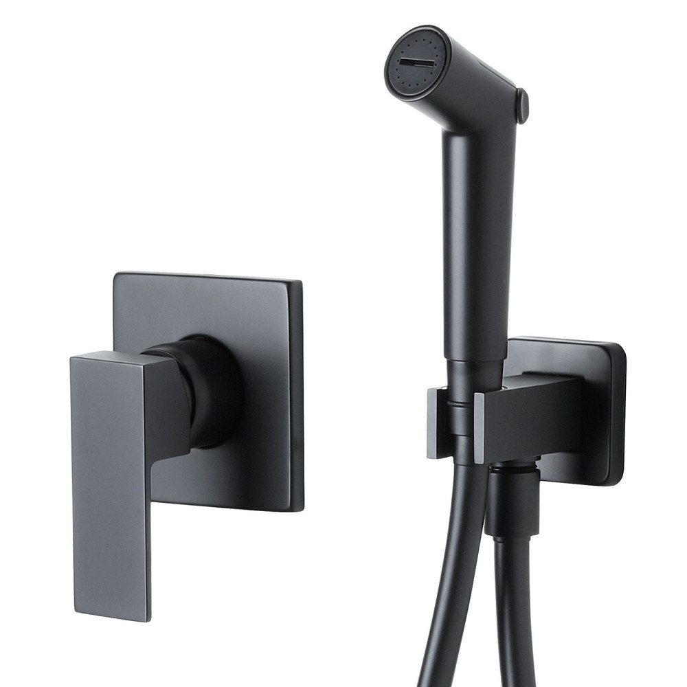 Гигиенический набор скрытого монтажа VOLLE SISTEMA L de la noche 1511.160104 черний Киев - изображение 1