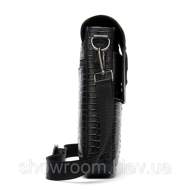 Мужская кожаная сумка на плечо под рептилию Leather Collection (5061) Киев - изображение 3
