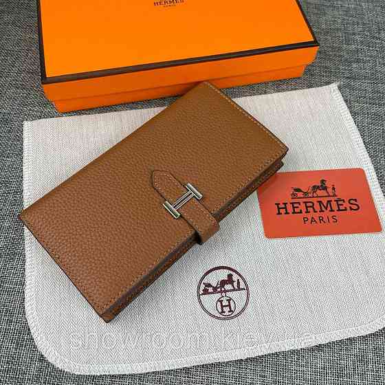 Жіночий брендовий гаманець (H-5123) brown Київ