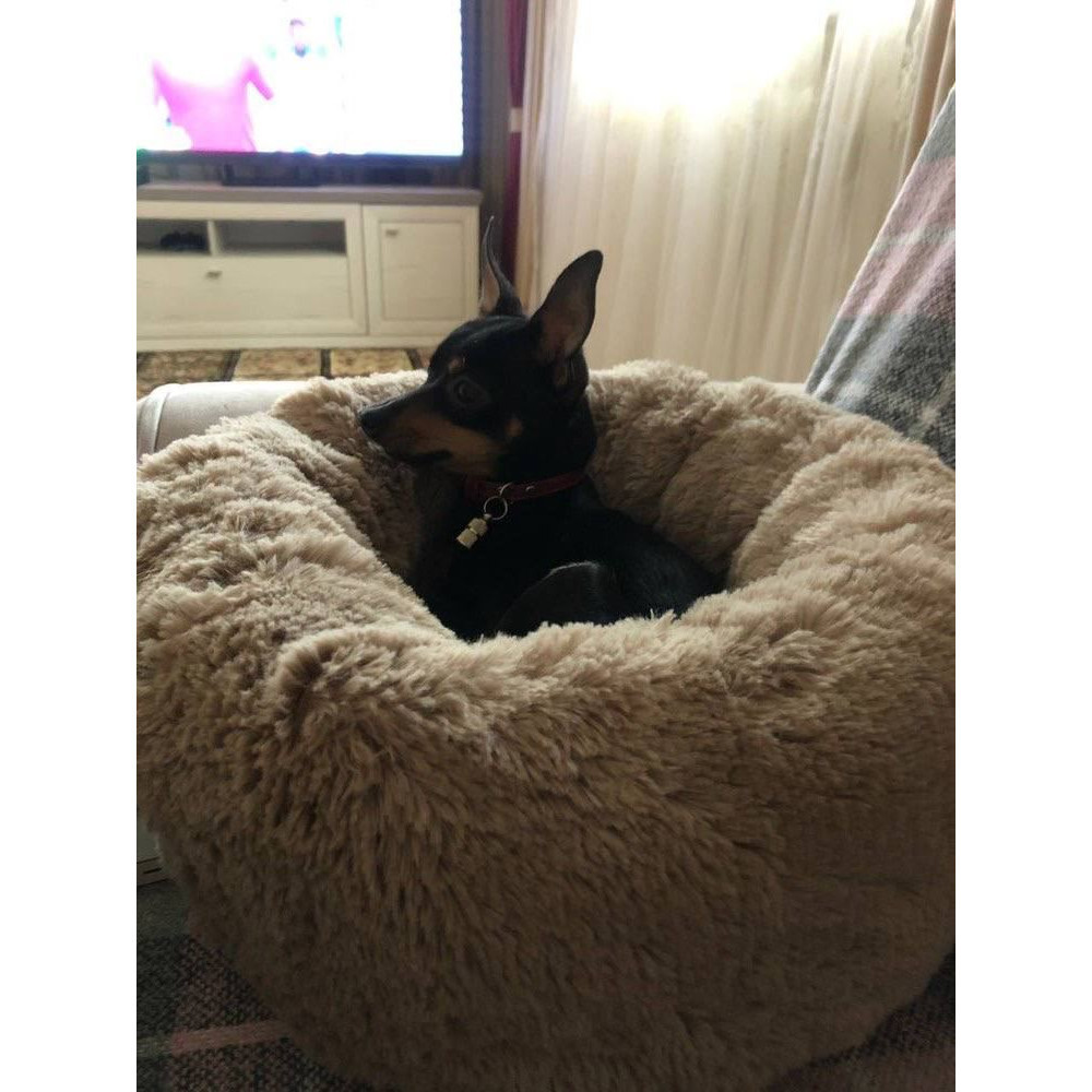 Лежанка для кошек и собак «Ворс» XL (70см), Капучино Киев - изображение 8
