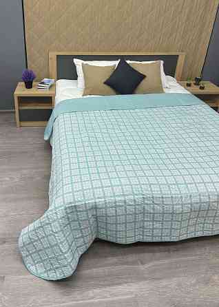 Покривало Decorator Bianca 215х240 см блакитний з білим (85-203) Київ