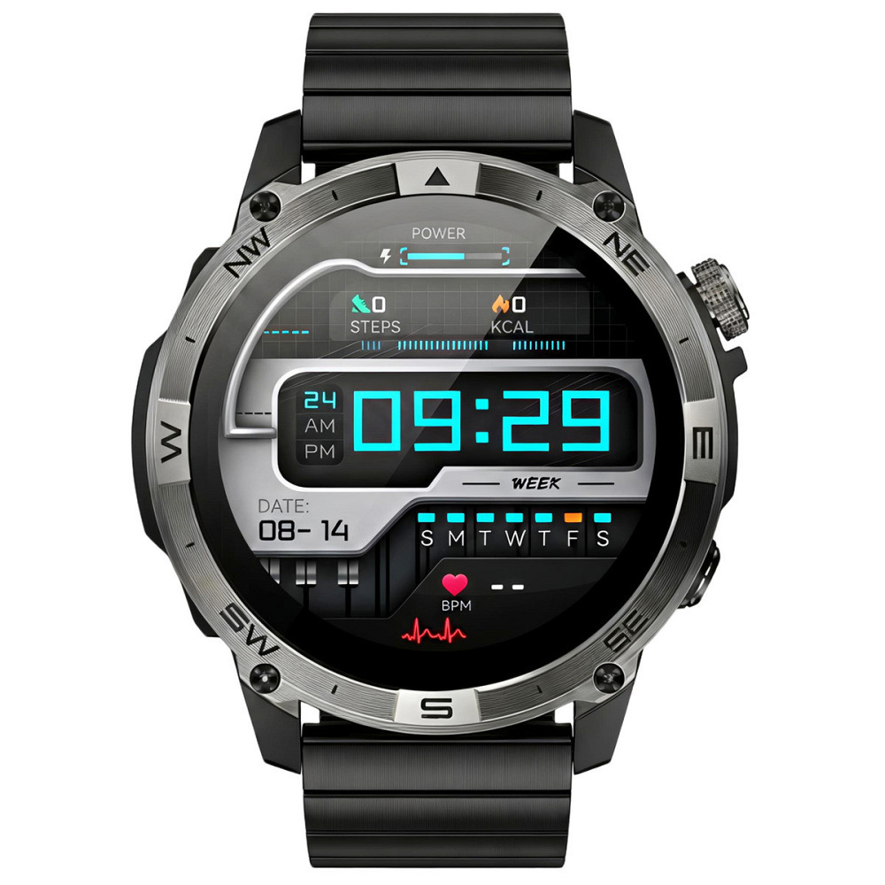 Розумний смарт-годинник North Edge GPS Smart Titan Centurion Black (2 ремінці) Вінниця - фото 1