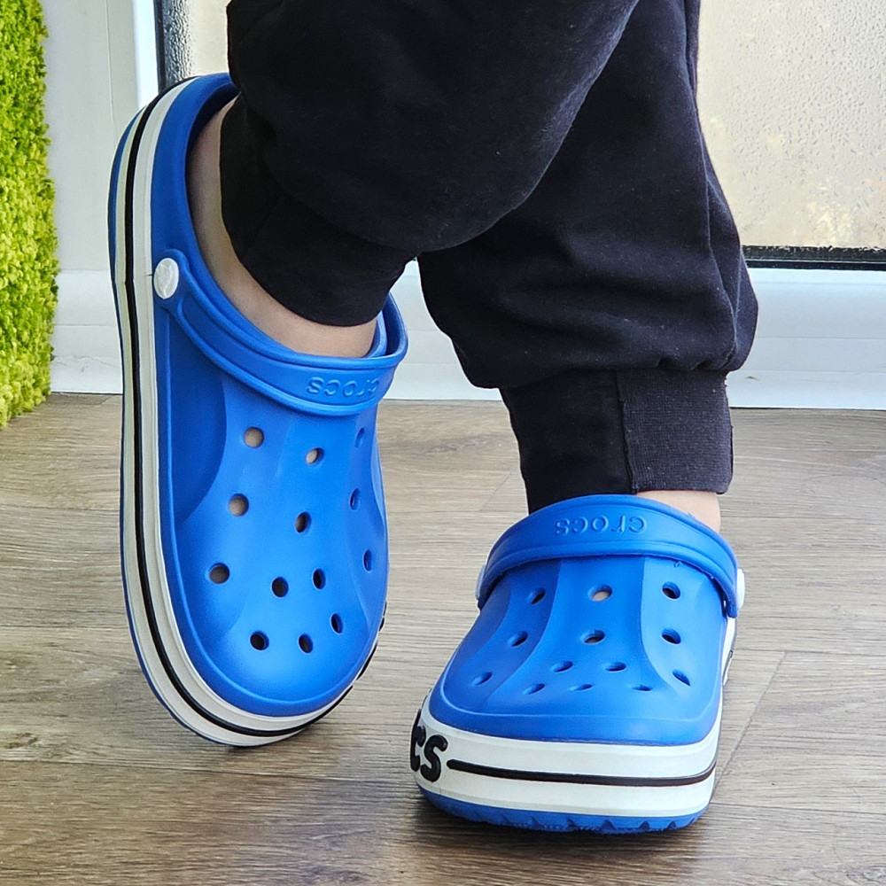 Жіночі Крокси Блакитні капці CROCS Сині Шльопанці (розміри: 34,36) Дніпро - фото 5