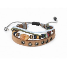 Стильный коженый браслет Киев - изображение 1