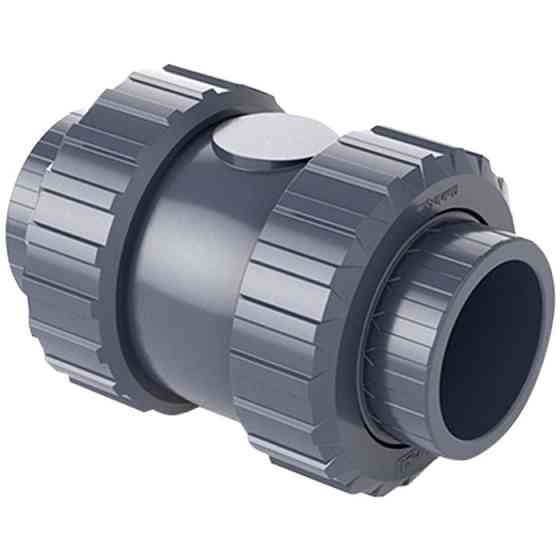 Обратный клапан ПВХ Hidroten 1016006 пружинный с уплотнителем EPDM d63 мм Киев