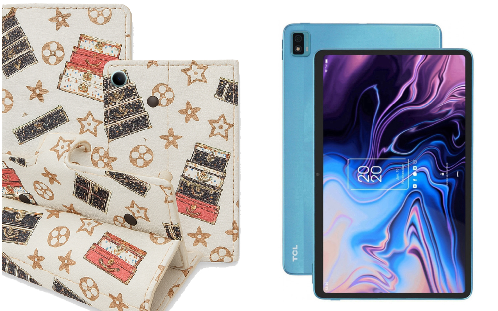 Книжка-трансформер для планшета Tcl 10 Tab Max, колір Black Lyi White Київ - фото 1