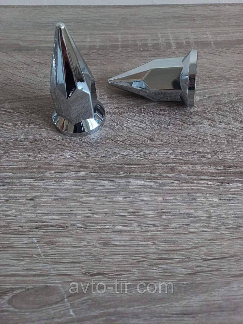 Ковпачок пластиковий на гайку 32/33 мм нікель Ковпачок пластиковий піка 32/33 мм Ковпачок на гайку піка 32 Луцьк - фото 5