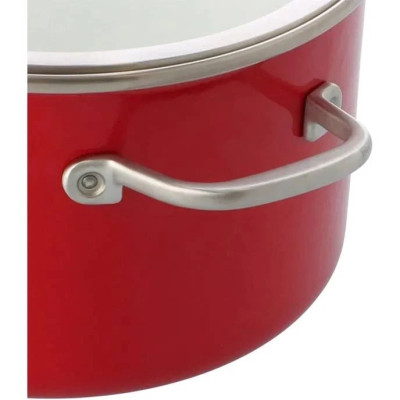 Каструля KitchenAid Steel Core 20 см 3,7 л червоний (CC003267-001) Вінниця - фото 4