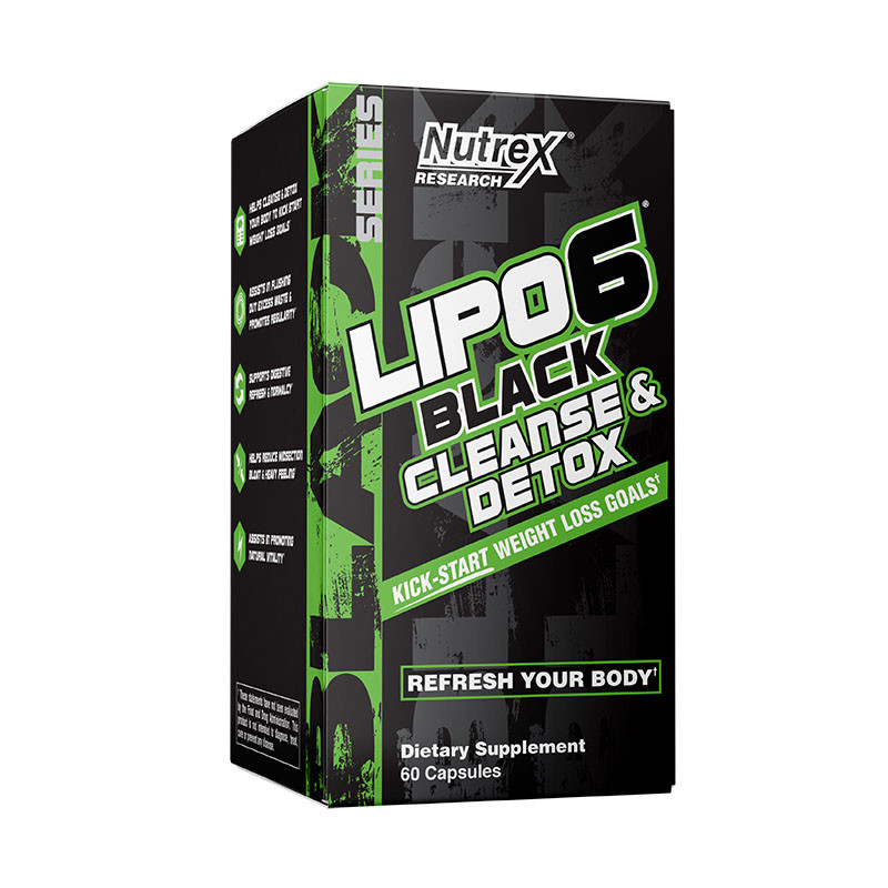 Детокс комплекс Nutrex Lipo-6 Black Cleanse &amp; Detox 60 Caps Луцьк - фото 1