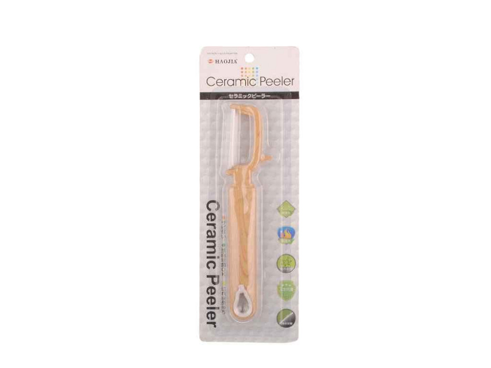 Нож-экономика с керам лезвием VT6-18130 Ceramic Peeler ТМ VITOL Solmir Киев - изображение 1