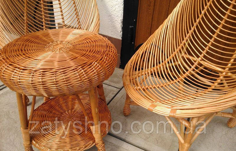 Комплект плетених меблів для балкона Київ - фото 7