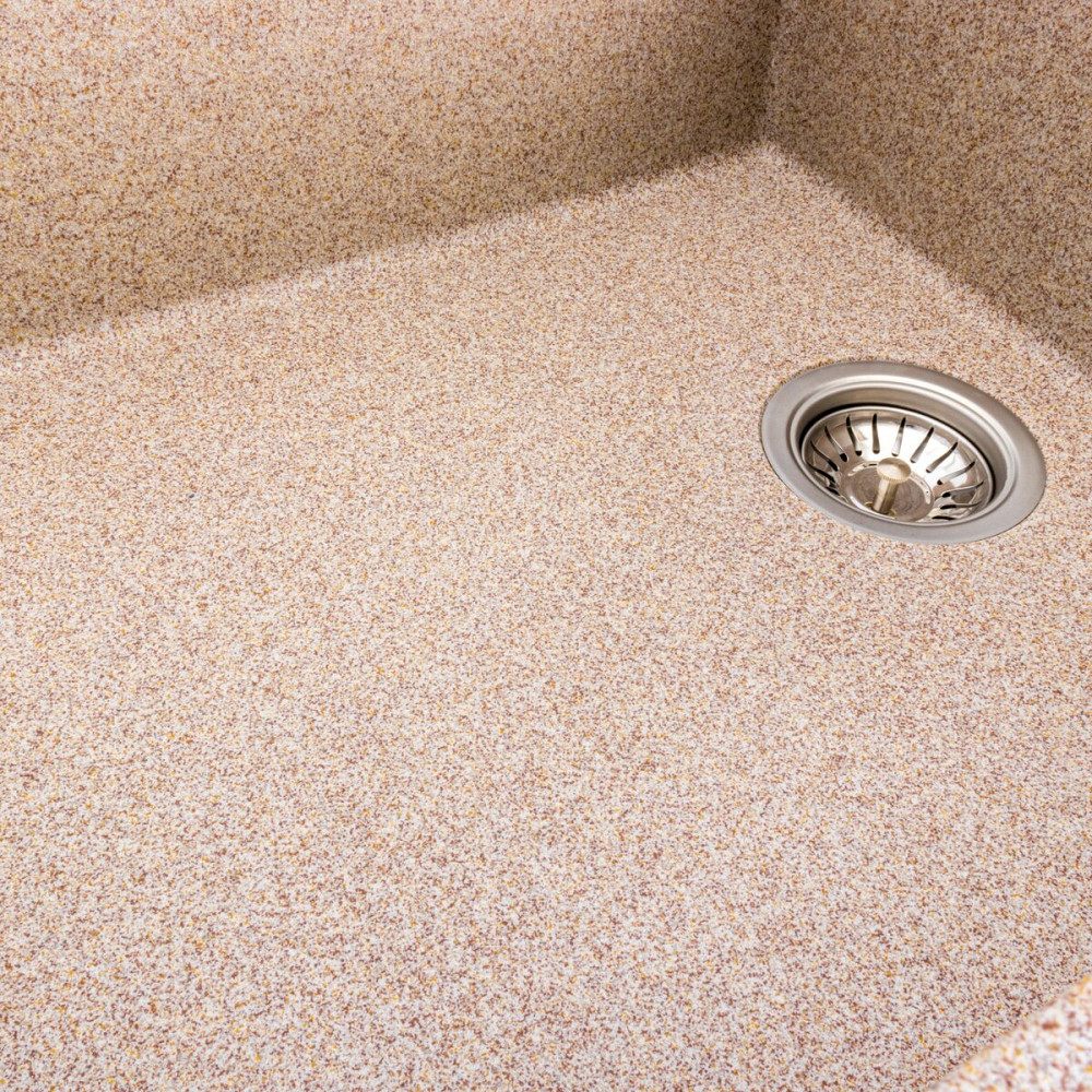 VALESO Гранітна мийка для кухні VALESO 8650 DIAMOND матова (карамель) Киев - изображение 3