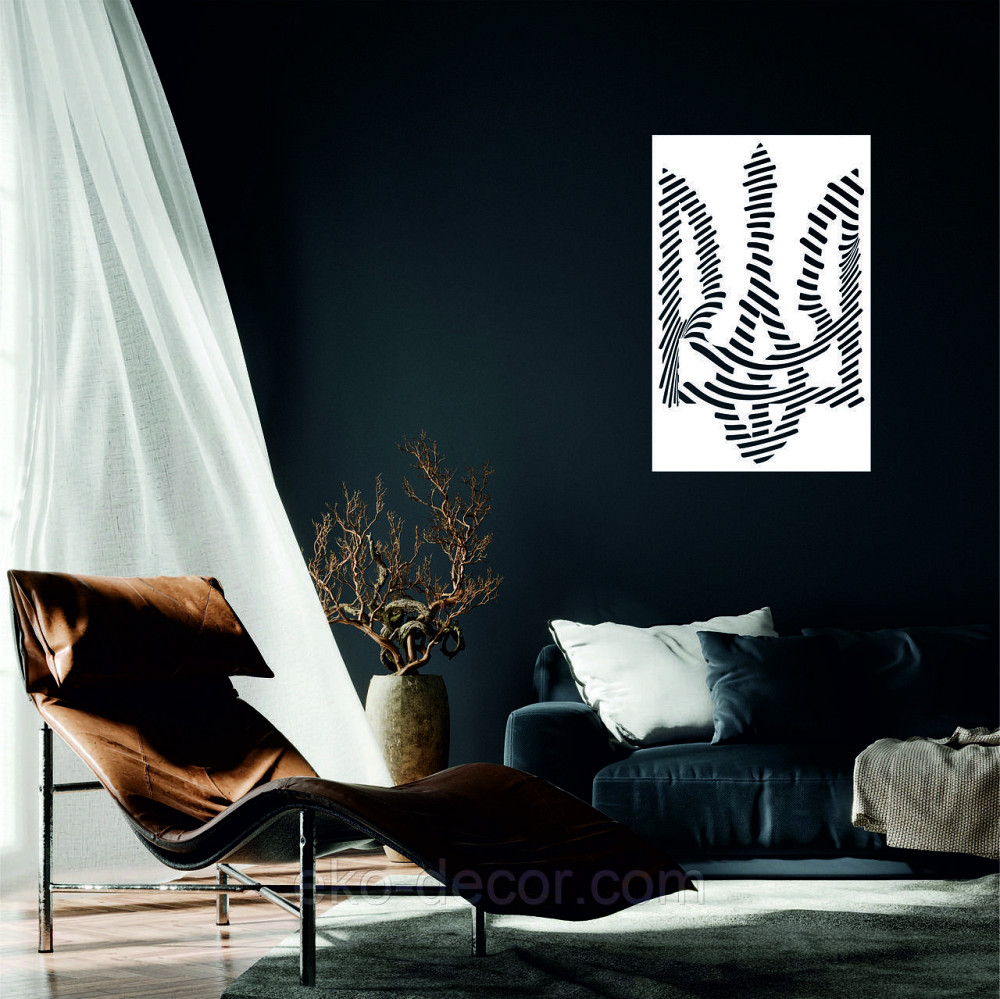 Декоративне настінне Панно «Герб України», Декор на стіну Київ - фото 1