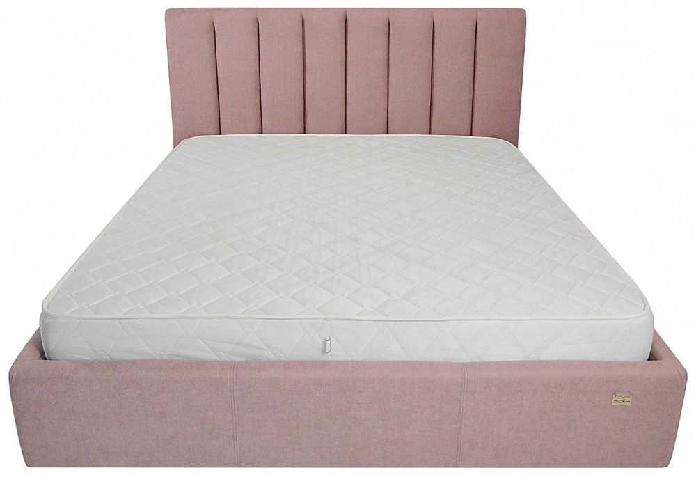 Ліжко Двоспальне Sanam Comfort 180 х 200 см Missoni 021 З підйомним механізмом та нішою для білизни Темно-рожевий Дніпро - фото 8