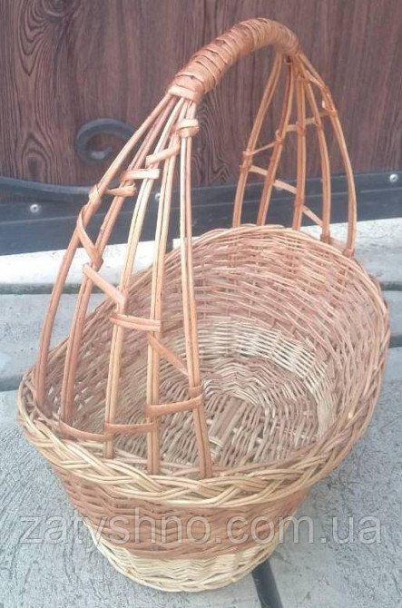 Плетеная корзина под подарки Киев - изображение 7