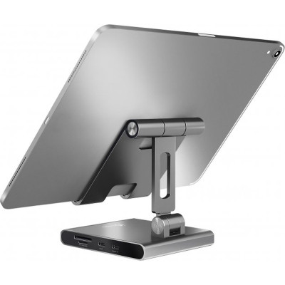 Порт-репликатор J5create Dock-Station Ipad USB-C 8-in-1 (HDMI/PD/картридер/USB-A/USB-C/Audio) (JTS224-N) Винница - изображение 9