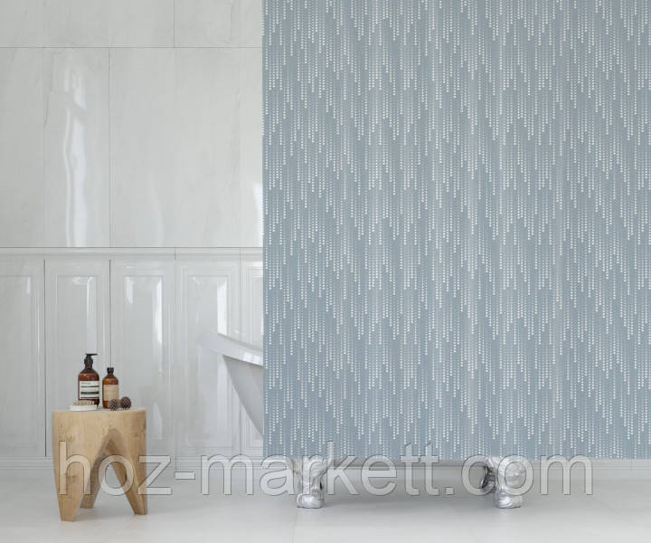 Тканинна шторка для душу Тропік 240 х 200 см Туреччина дощ Харків - фото 1