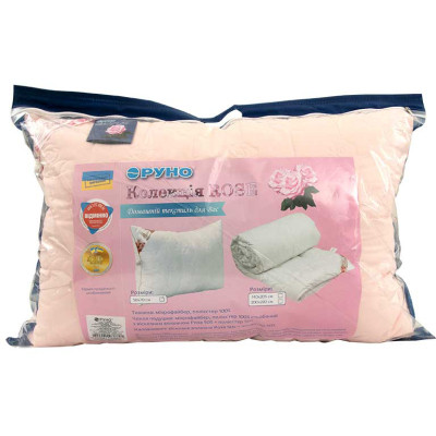 Подушка Руно Rose з волокном рози рожева 50х70 см (310.52Rose Pink) Вінниця - фото 5