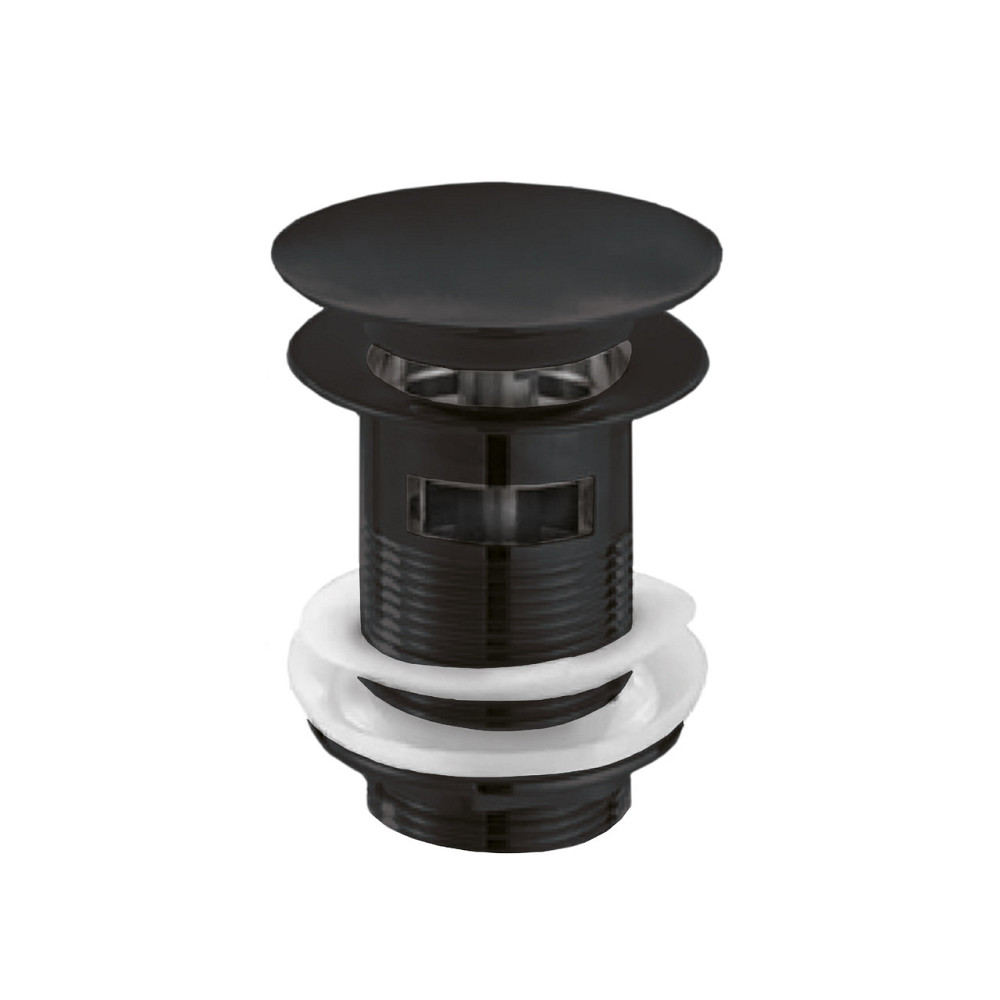 Клапан донний FADO 1 1/4" матовий чорний Київ - фото 1