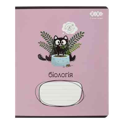 Зошит ZiBi предметний CRAZY CAT 48 аркушів клітинка, біологія (ZB.1703-10) Вінниця