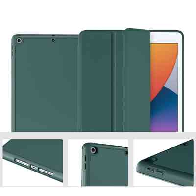 Чехол для планшета BeCover Tri Fold Soft TPU Silicone Apple iPad Air 4 10.9 2020/2021 Dark Green (706870) (706870) Винница